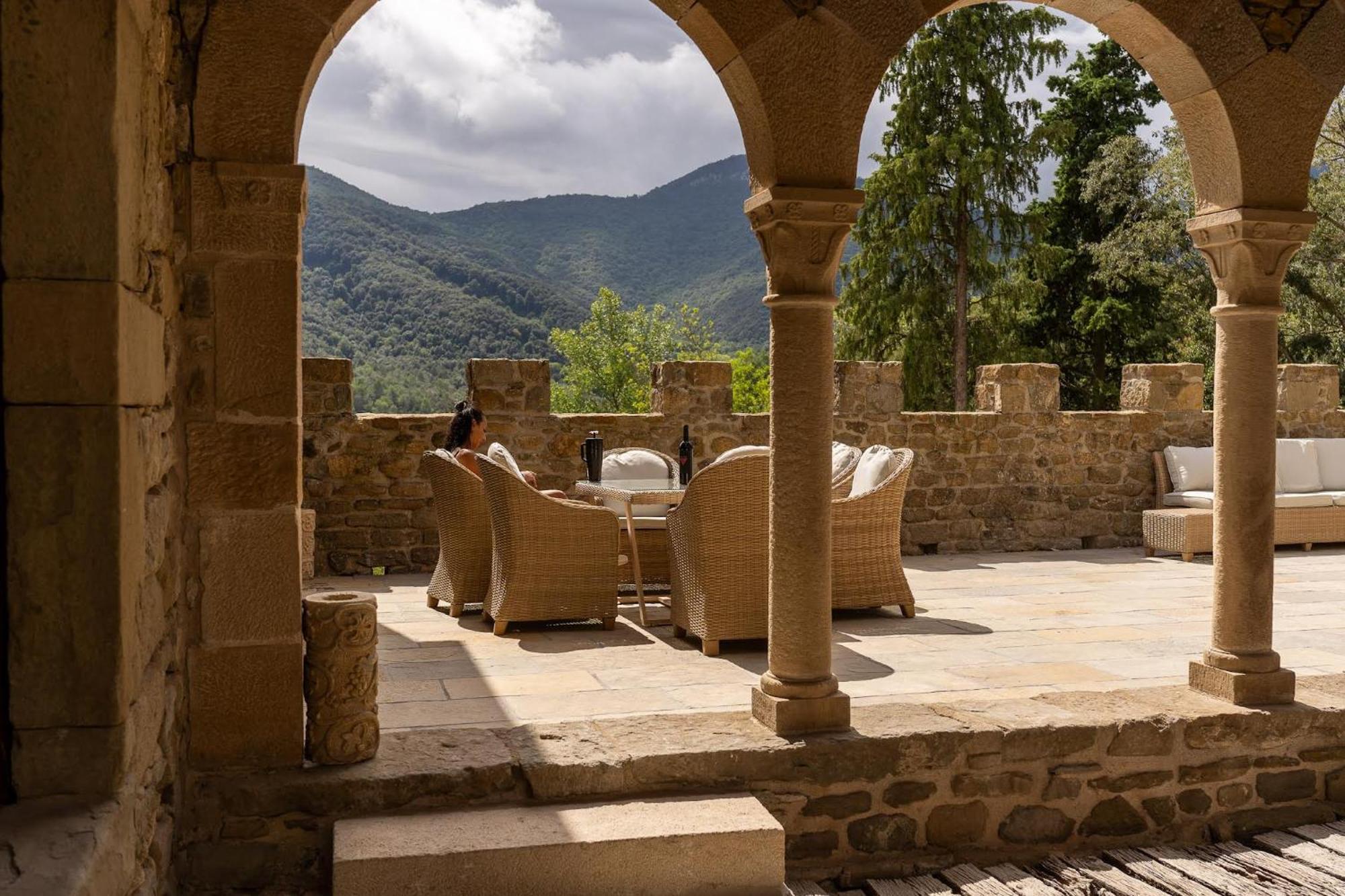 Castell In Girona Villa Sant Miquel de Campmajor Eksteriør bilde