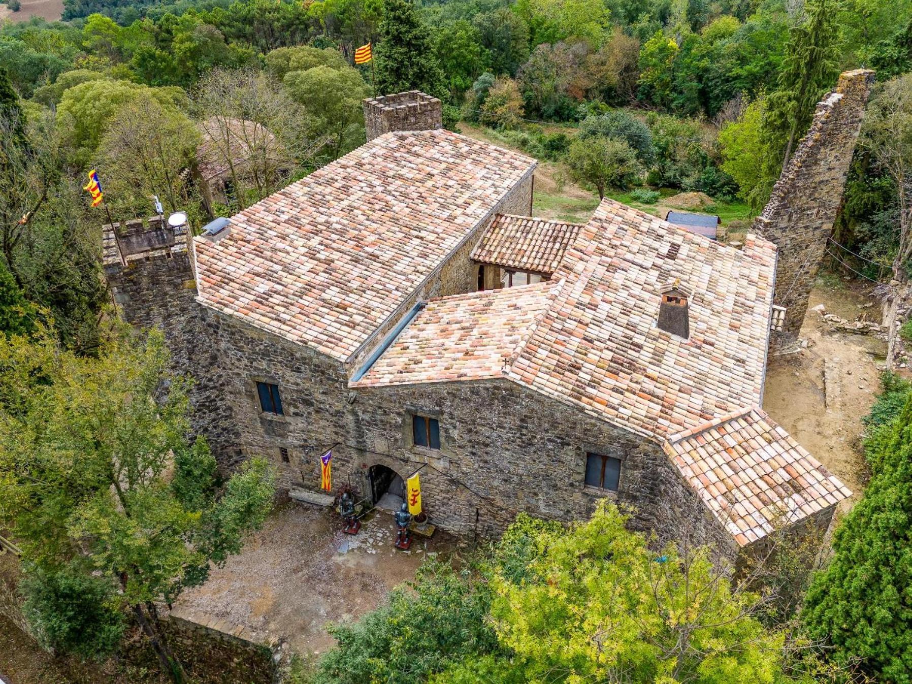 Castell In Girona Villa Sant Miquel de Campmajor Eksteriør bilde