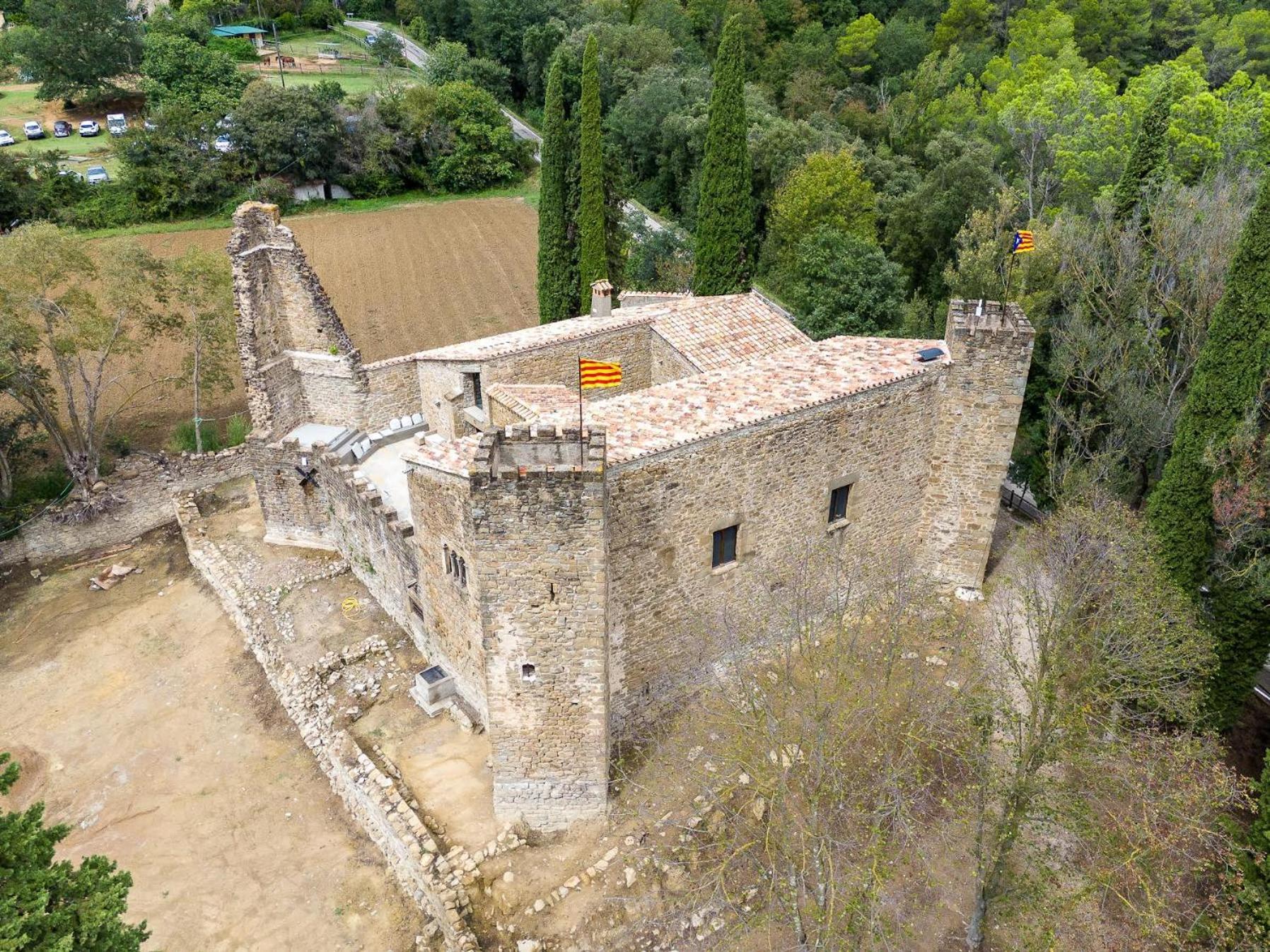 Castell In Girona Villa Sant Miquel de Campmajor Eksteriør bilde